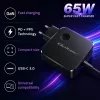 Φορτιστής GaN 65W USB C PD PPS 5V 21V 3A 3.25A