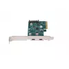 Κάρτα δικτύου PCI Express x1 -> 2x USB-C 3.2 Gen 2x1 LED Low Profile