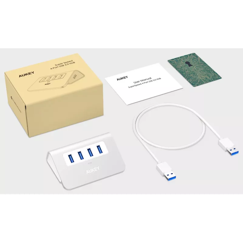 Hub CB-H5 USB αλουμινίου | 4xUSB 3.0 | 5 Gbit/s