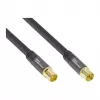 Good Connections Καλώδιο κεραίας TV SmartFLEX μαύρο 1m