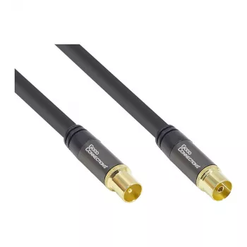 Good Connections Καλώδιο κεραίας TV SmartFLEX μαύρο 1m