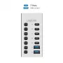 Hub USB 3.2 Gen1 7 Θύρες USB-A/C, Διακόπτης On/Off