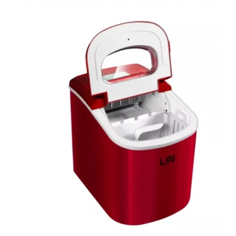 Φορητή παγομηχανή LIN ICE PRO-R12 κόκκινη