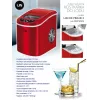 Φορητή παγομηχανή LIN ICE PRO-R12 κόκκινη