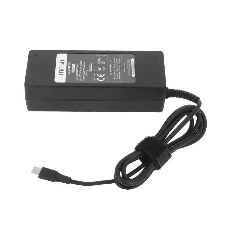 Τροφοδοτικό laptop 90W USB-C 5V-9V-12V-15V/3A, 20V/4.5A PD