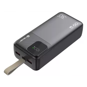 Tracer 47824 Prime-V3 30000mAh QC22.5W+PD20W Power Bank, μαύρο
