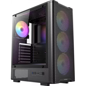 ANTEC VX-310 ARGB ATX, Micro-ATX, ITX Mid Tower κουτί gaming PC, μαύρο (0-761345-10232-2)