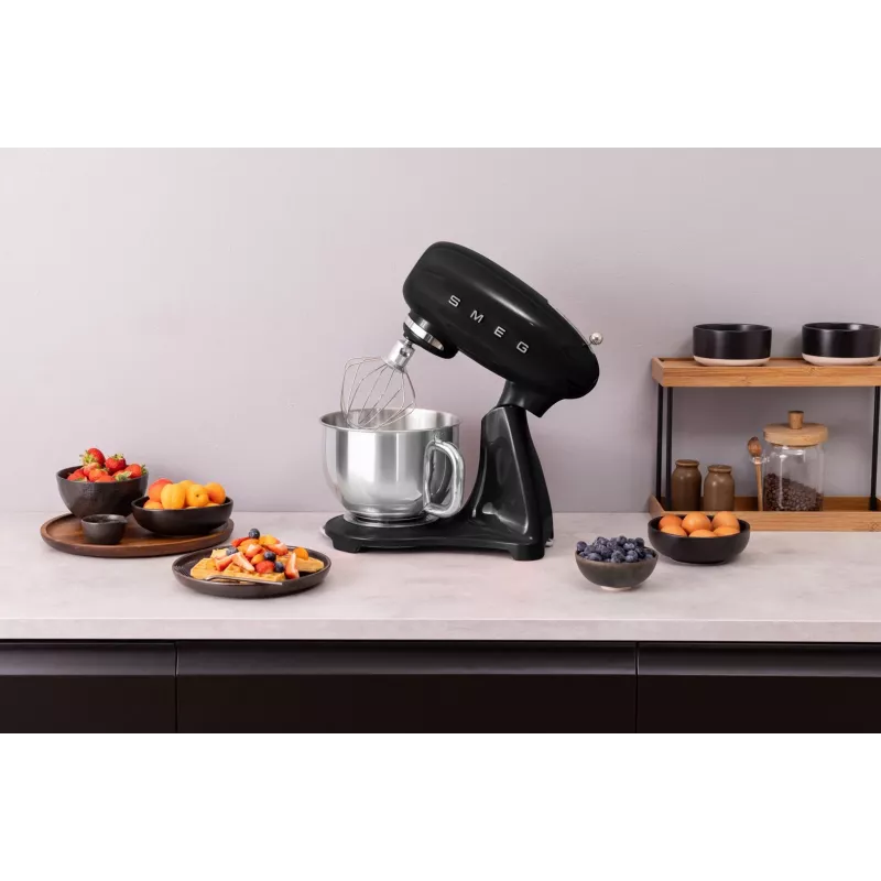 Smeg Κουζινομηχανή SMF05BLEU, 4,8 L, 1000 W, μαύρη