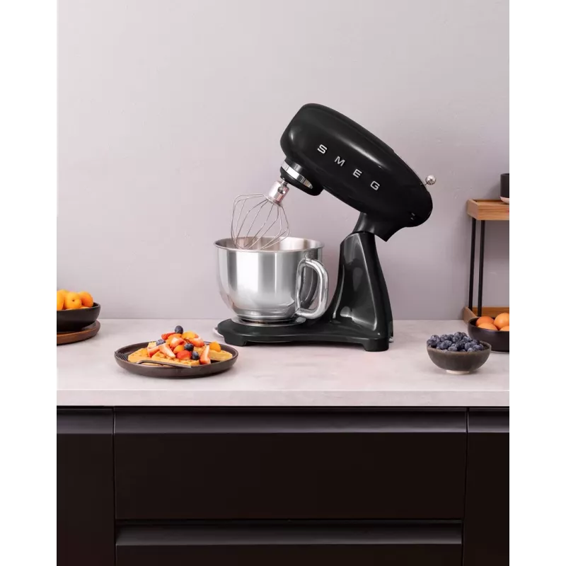 Smeg Κουζινομηχανή SMF05BLEU, 4,8 L, 1000 W, μαύρη