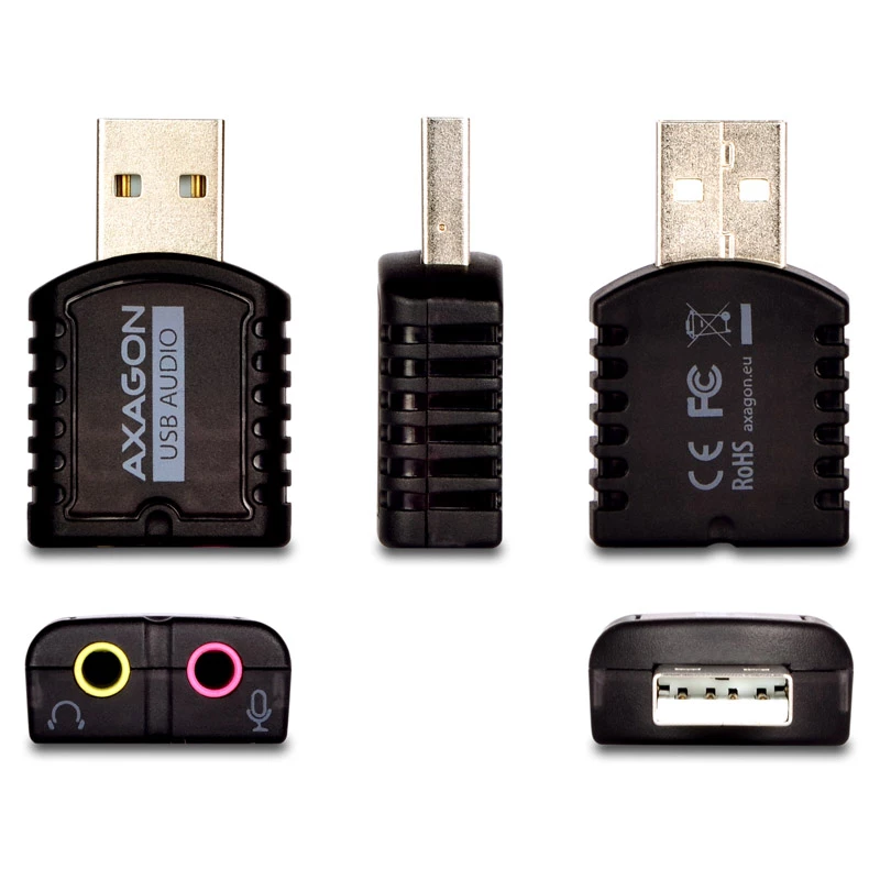 AXAGON ADA-10, USB 2.0 Stereo-Μίνι προσαρμογέας ήχου
