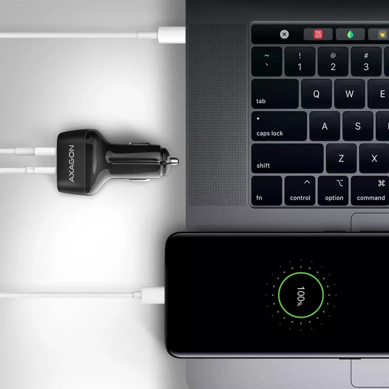 AXAGON PWC-PQ38 38W Φορτιστής αυτοκινήτου 2x Θύρα USB-A+C