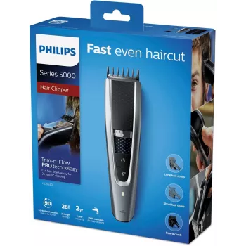 Philips HC5630/15 Κουρευτική μηχανή Series 5000, μαύρο/ασημί