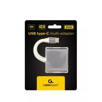 Gembird A-CM-HDMIF-02-SG Προσαρμογέας γραφικών USB 3840 x 2160 Pixel Γκρι