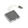Gembird A-CM-HDMIF-02-SG Προσαρμογέας γραφικών USB 3840 x 2160 Pixel Γκρι