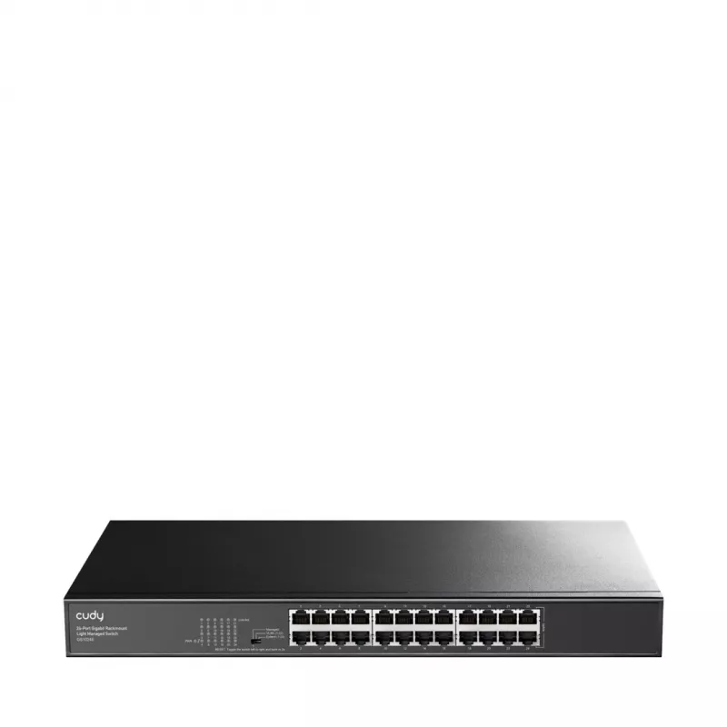 Cudy GS1024E Διακόπτης δικτύου Managed Gigabit Ethernet (10/100/1000) Μαύρο