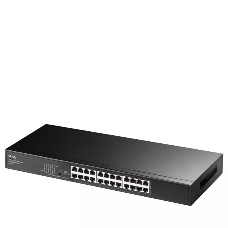 Cudy GS1024E Διακόπτης δικτύου Managed Gigabit Ethernet (10/100/1000) Μαύρο