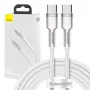 Καλώδιο USB-C σε USB-C Baseus Cafule, 100W, 2m (λευκό)