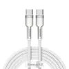 Καλώδιο USB-C σε USB-C Baseus Cafule, 100W, 2m (λευκό)