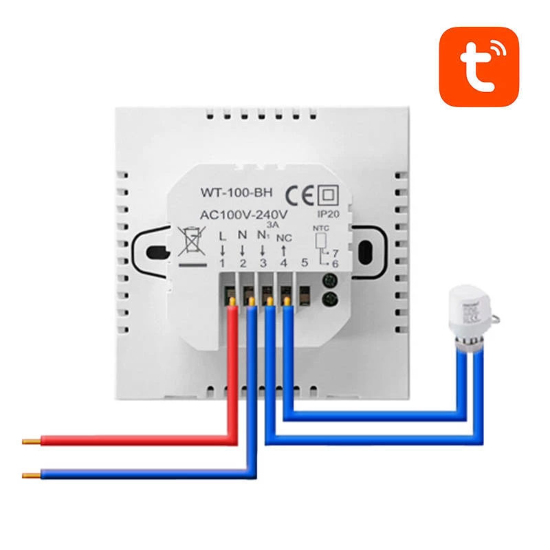 Avatto ZWT100 έξυπνος θερμοστάτης 3A ZigBee θερμοσίφωνα TUYA