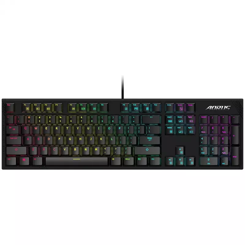 Gigabyte AORUS K1 - πληκτρολόγιο - οπίσθιος φωτισμός