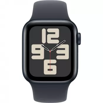 APPLE Watch SE GPS + Cellular 40 mm θήκη αλουμινίου Midnight με λουράκι Sport Midnight – S/M
