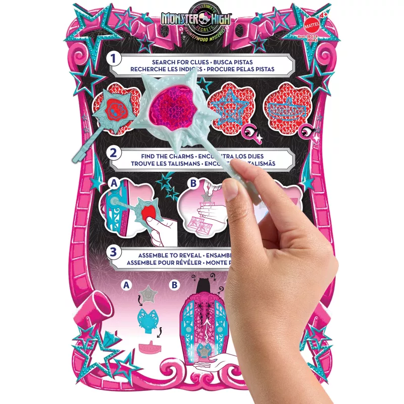 Monster High κούκλα Catty μαύρη