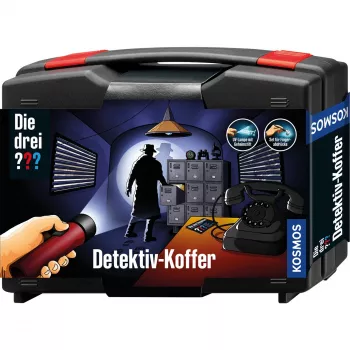 Die drei ??? Detektiv-Carry Case, σετ ντετέκτιβ πλήρης εξοπλισμός για νέους ντετέκτιβ