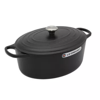 Le Creuset Signature ταψί οβάλ 35 cm μαύρο (21178350000430)