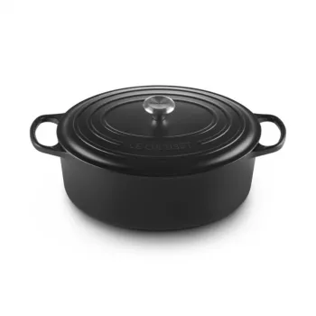 Le Creuset Signature ταψί οβάλ 35 cm μαύρο (21178350000430)