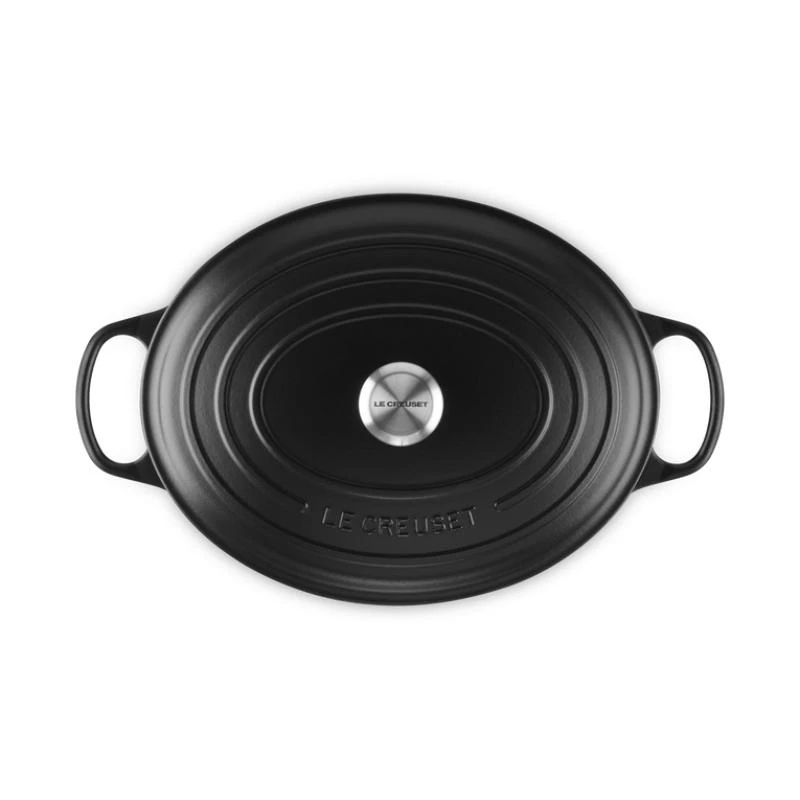 Le Creuset Signature ταψί οβάλ 35 cm μαύρο (21178350000430)