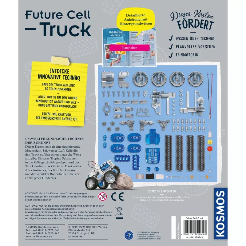 Future Cell-Truck, Κιτ πειραμάτων