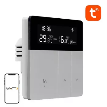 Avatto WT50 Έξυπνος θερμοστάτης θερμοσίφωνα 3A WLAN TUYA