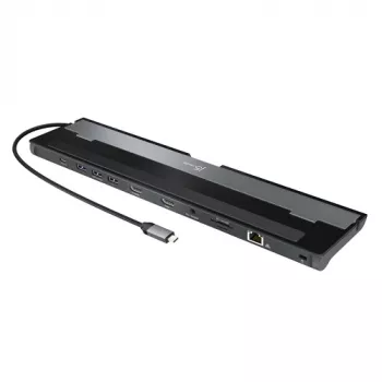 j5create JCD542-N USB-C® Dual HDMI™ Σταθμός Σύνδεσης – USB 3.2 Gen 1 (3.1 Gen 1) Type-C – 3,5 mm – HDMI – RJ-45 – USB 3.2 Gen 1 (3.1 Gen 1) Type-A – USB 3.2 Gen 1 (3.1 Gen 1) Type-C