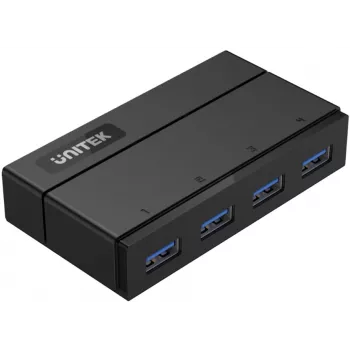 UNITEK Y-HB03001 Κόμβος Διασύνδεσης USB 3.2 Gen 1 (3.1 Gen 1) Type-B 5000 Mbit/s Μαύρο