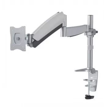 Newstar Επίπεδη Βάση Γραφείου για Οθόνη (CLAMP/GROMMET) 10-30 Ασημί