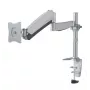 Newstar Επίπεδη Βάση Γραφείου για Οθόνη (CLAMP/GROMMET) 10-30 Ασημί