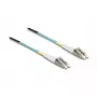 Delock Καλώδιο Οπτικών Ινών LC-Duplex σε LC-Duplex Multimode OM3 25 m