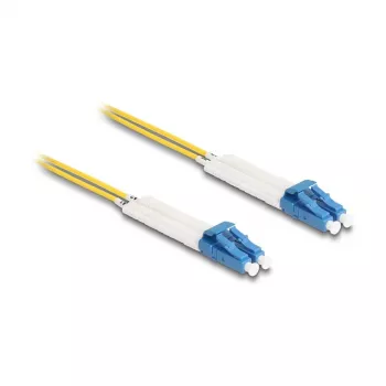 Delock Καλώδιο Οπτικών Ινών LC Duplex σε LC Duplex Singlemode OS2 γωνιακό 1 m