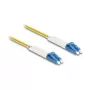 Delock Καλώδιο Οπτικών Ινών LC Duplex σε LC Duplex Singlemode OS2 γωνιακό 1 m