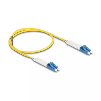 Delock Καλώδιο Οπτικών Ινών LC Duplex σε LC Duplex Singlemode OS2 γωνιακό 1 m