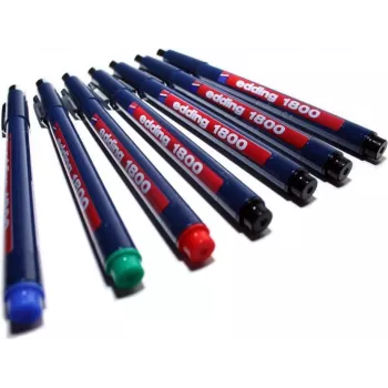 Edding 1800 profipen - Στυλό gel με καπάκι - Πράσινο - Μπλε - Πλαστικό - 0,7 mm - Μέταλλο (4-180007003)