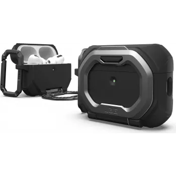 UAG Urban Armor Gear Monarch Θήκη | Apple AirPods Pro 3 | Μαύρο/Ασημί | 104131114034 (104131114034)