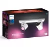 Philips Hue White&Col. Amb. Argenta Spot 2φλ. Λευκό 2x4,2W.