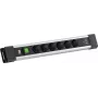 BACHMANN CONNECTUS 6xCEE7/3 1x διακόπτης, 1xUSB C/C 45W L=2,0m CEE7/7 γκρι (BM0022770)