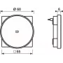 JUNG A WC MAG WW Κάλυμμα για ασύρματη φόρτιση, Thermopl (AWCMAGWW)