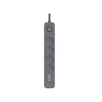 Tracer 47685 Power Line+ 5m (4 πρίζες + 3x USB A)