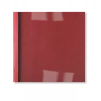 GBC LeatherGrain φάκελοι ThermaBind 3 mm κόκκινο (100), A4, κόκκινο, διαφανές, ματ, 30 φύλλα, 3 mm, 297 mm