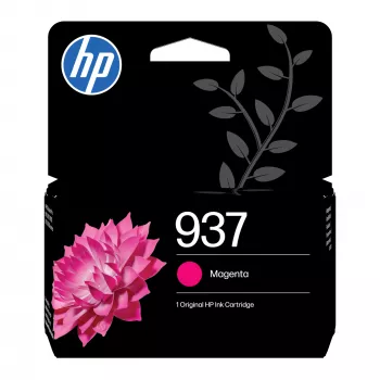 HP 937 Magenta Original Μελάνι, Τυπική απόδοση, Magenta, 1 τεμ., 800 σελίδες, Ατομική συσκευασία