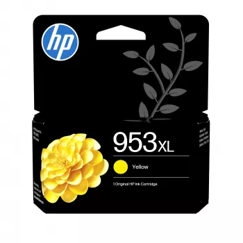 HP 953XL High Yield Κίτρινο Original Μελάνι, High, Κίτρινο, Χρωστική μελάνη, 18 ml, 1 τεμ., Ατομική συσκευασία