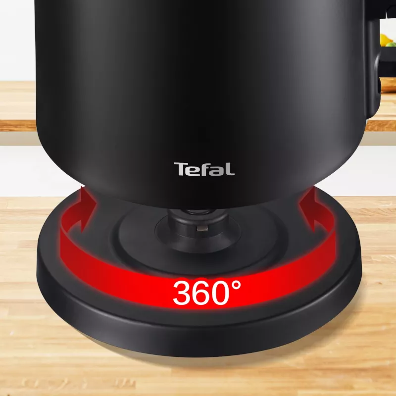 Tefal Thermo Protect KO1408E0 ηλεκτρικός βραστήρας 1,5 l 1500 W μαύρο